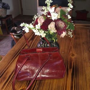 Red Fossil Purse